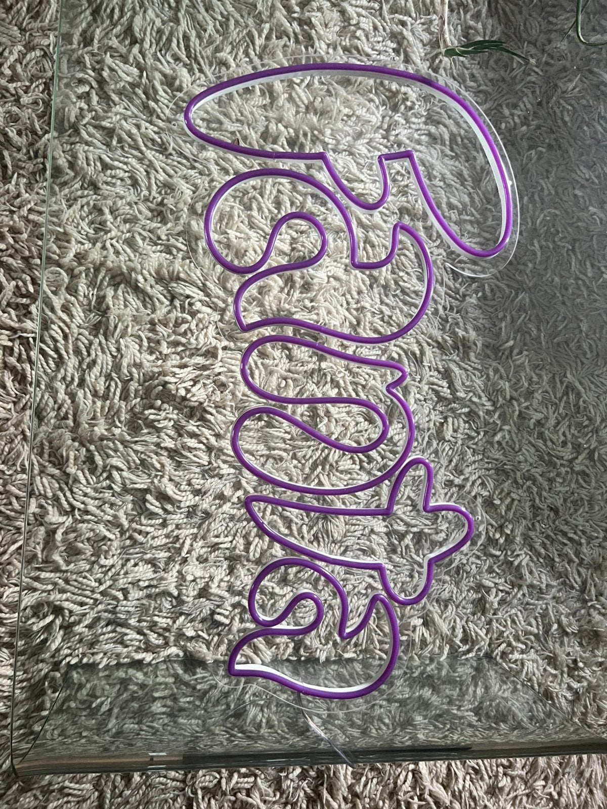 Neon light Fanta logo, Ophalen, Zo goed als nieuw