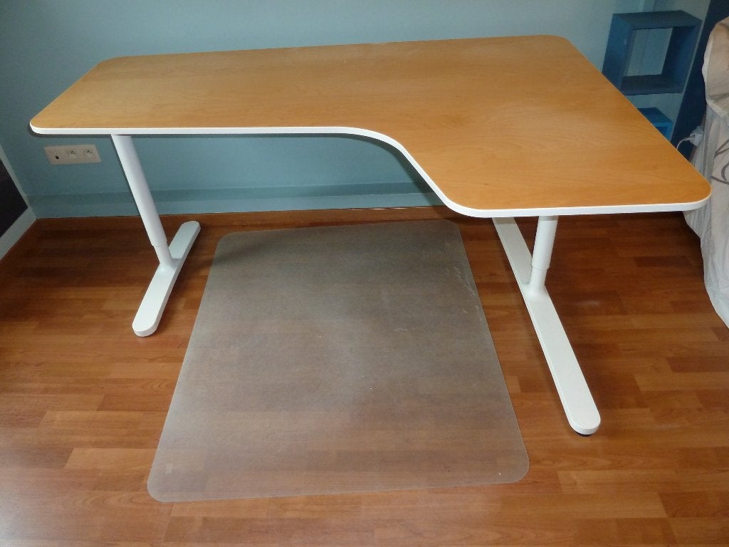 Bureau d’angle (droit) - Ikea Bekant, Scandinave, 160 cm, Enlèvement, Utilisé