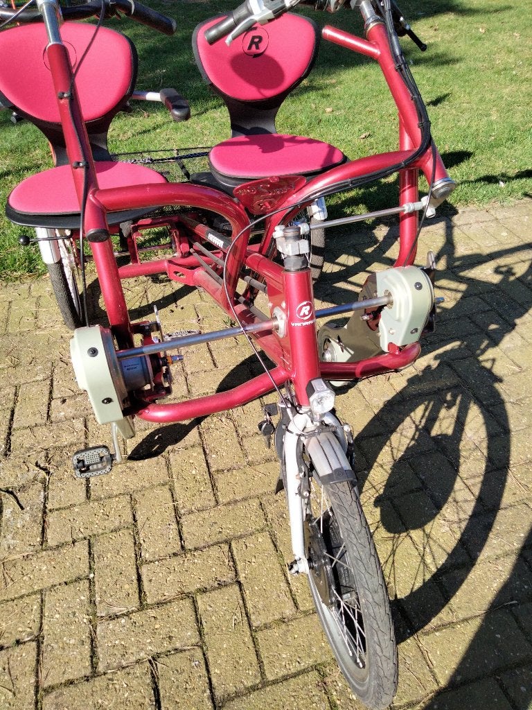duo fiets, Fietsen en Brommers, Fietsen | Driewielfietsen, Ophalen, Zo goed als nieuw, Trommelrem, Van Raam
