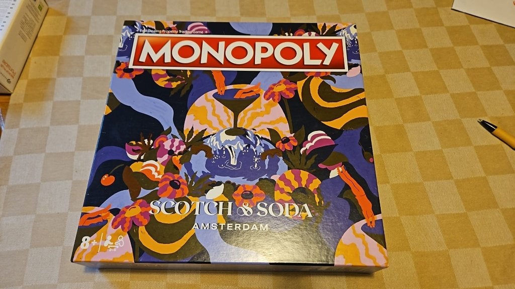 jeu de plateau new Monopoly Scotch & Soda Amsterdam Monopoly, Trois ou quatre joueurs, Enlèvement ou Envoi, Neuf, Monopooly