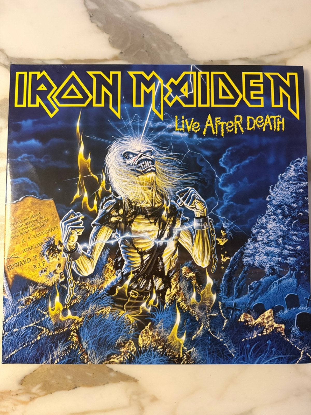 Iron Maiden - Live after death Picture disc, CD & DVD, Enlèvement ou Envoi, Comme neuf, Picture disc, Hard rock