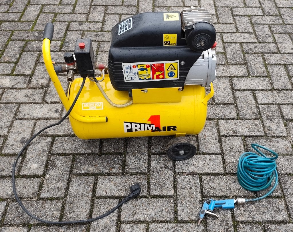 Primair HL 310/25 Compressor – 24L – 2 PK, Doe-het-zelf en Bouw, Minder dan 25 liter, Ophalen, Gebruikt, 6 tot 10 bar