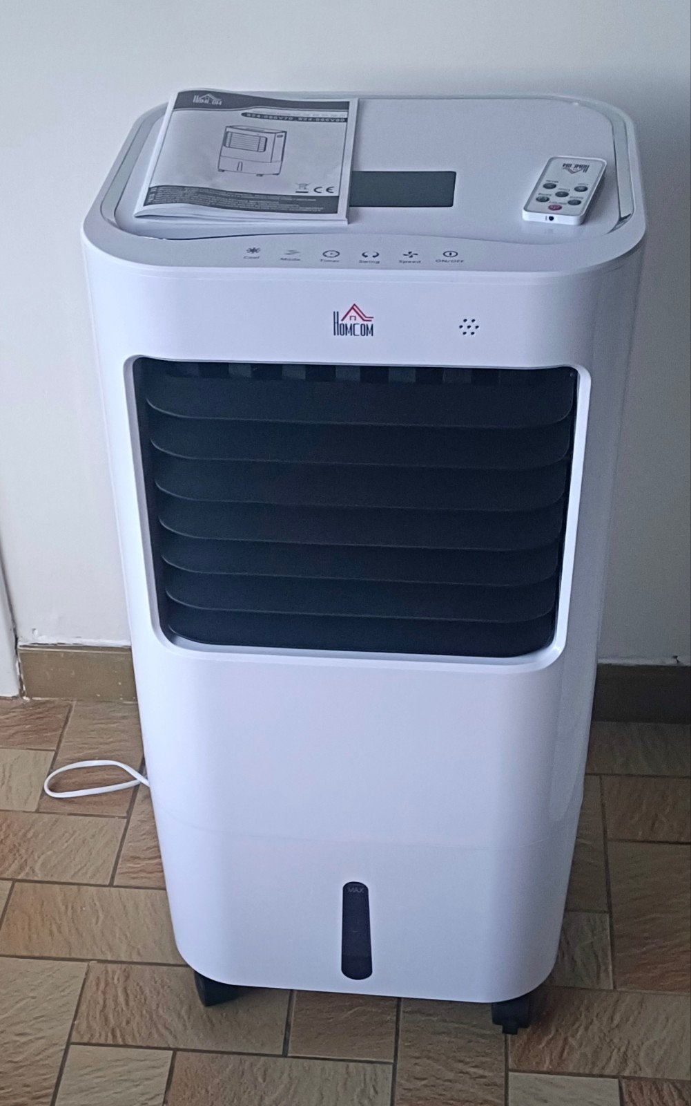 Nieuwe airco, Ophalen
