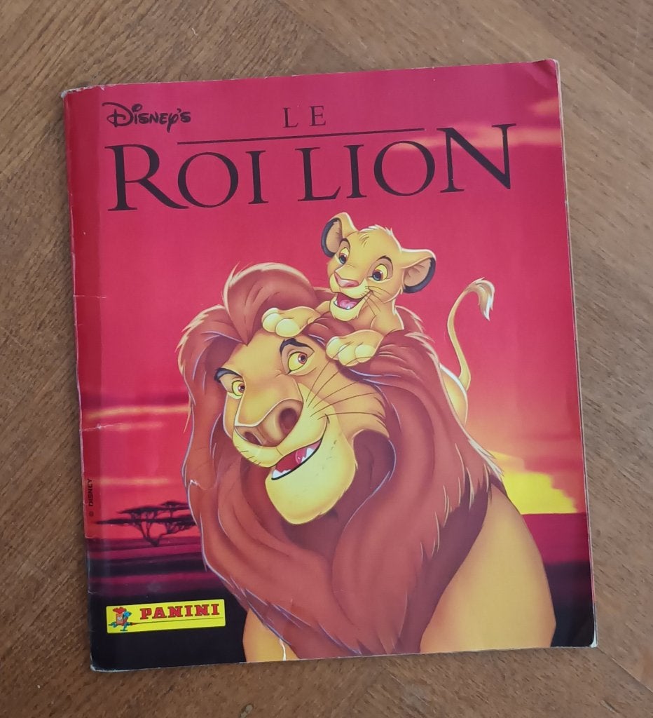 Album Panini The Lion King van Disney, collector, Ophalen of Verzenden, Gebruikt, Sticker