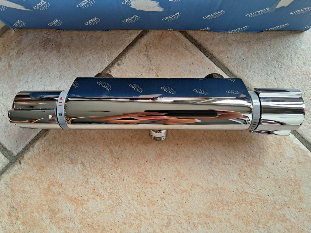 Badkraan met accesoires Grohe (NIEUW in doos), Doe-het-zelf en Bouw, Sanitair, Ophalen of Verzenden, Nieuw, Inox, Bad