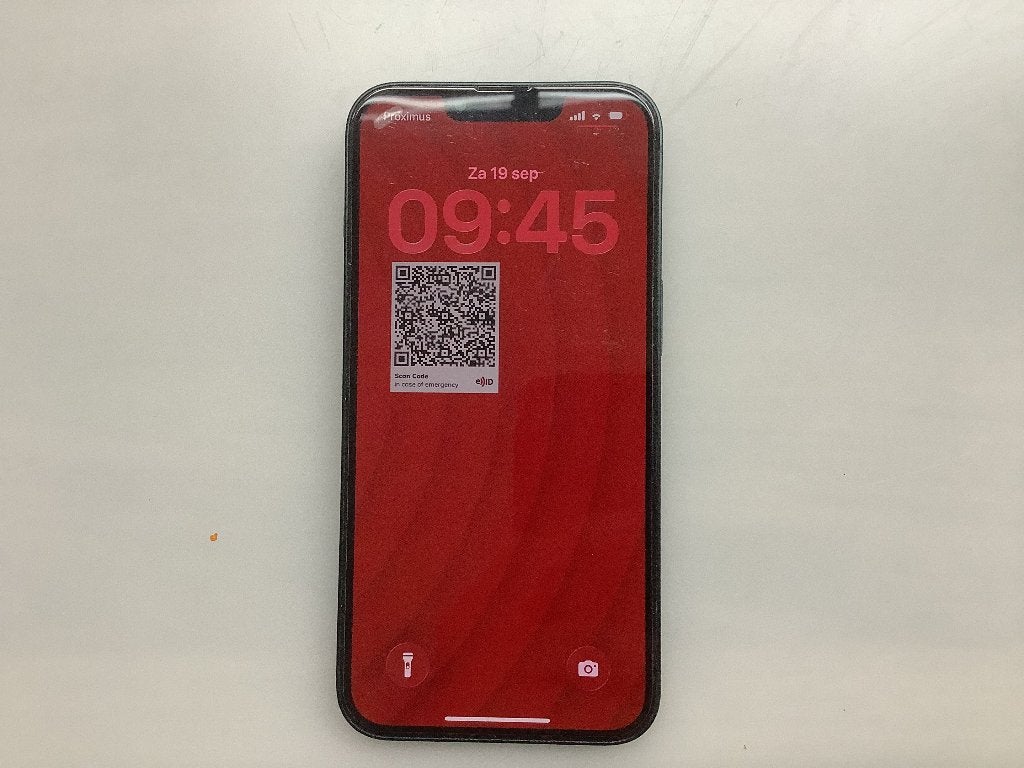 iPhone 13 in perfecte staat, Telecommunicatie, Ophalen, 128 GB, 86 %, Zwart