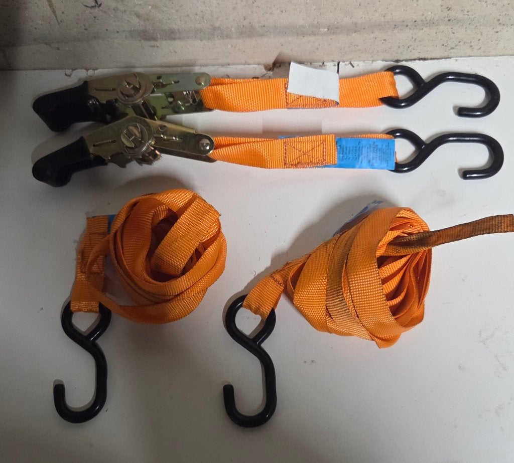 Spanriemen en adapters aanhangwagen, Verzenden
