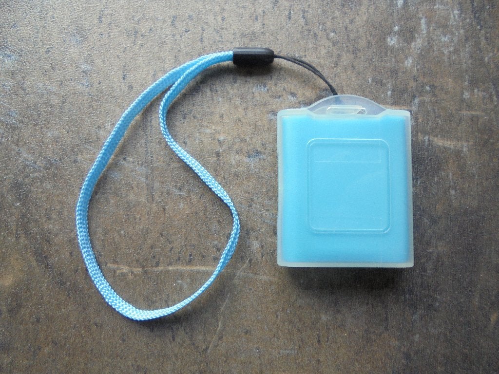 Light Blue Game Card Case with Keyring voor DS (zie foto's), Gebruikt, Overige genres, 1 speler, Ophalen of Verzenden