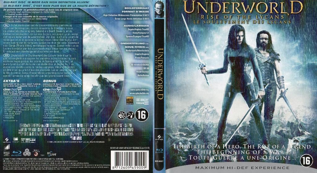 underworld  le soulevement des lycans (blu-ray) neuf, CD & DVD, Enlèvement ou Envoi, Comme neuf, Science-Fiction et Fantasy