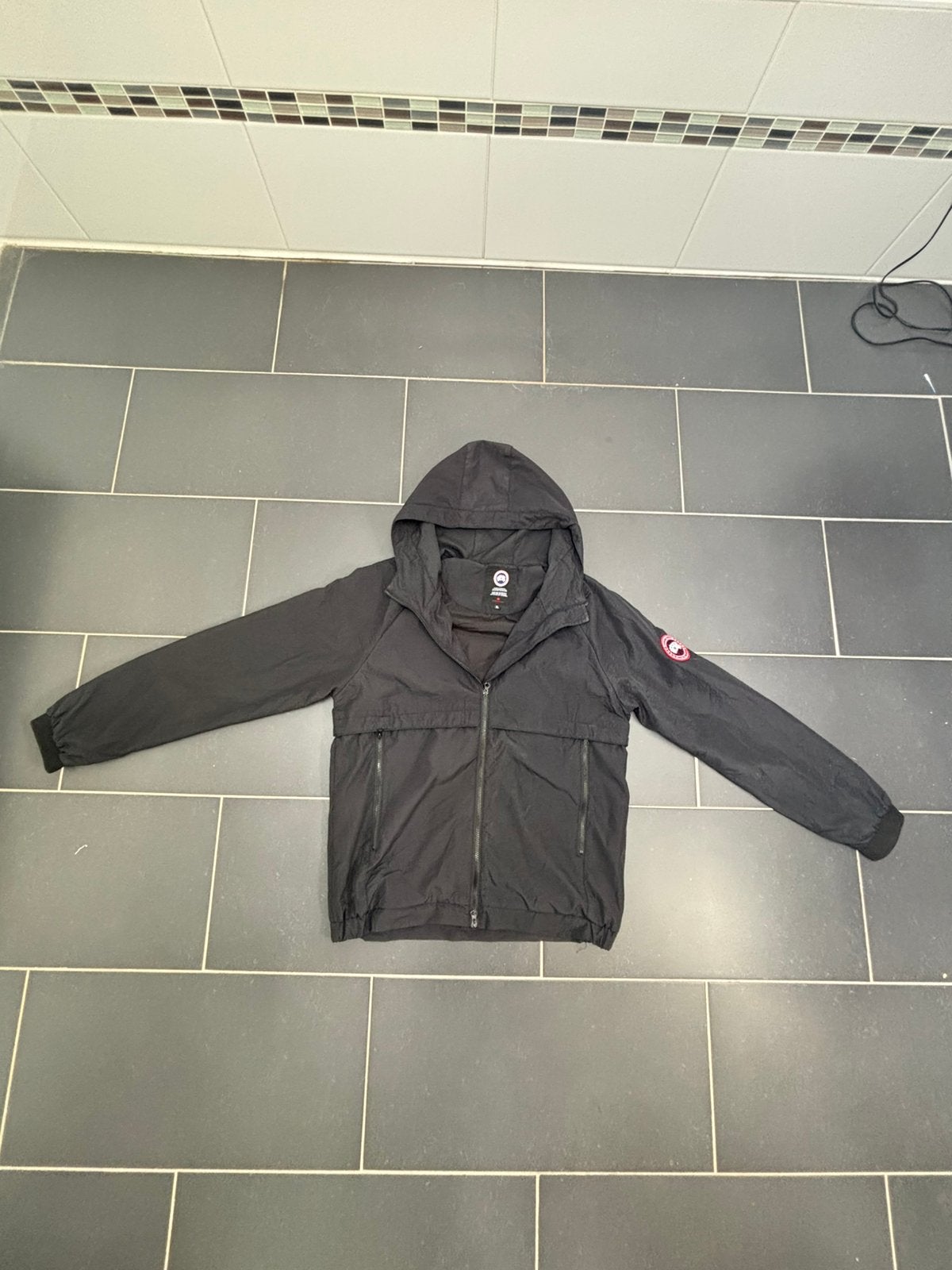 Canada goose jas, Kleding | Heren, Jassen | Zomer, Ophalen, Zo goed als nieuw, Maat 56/58 (XL), Zwart