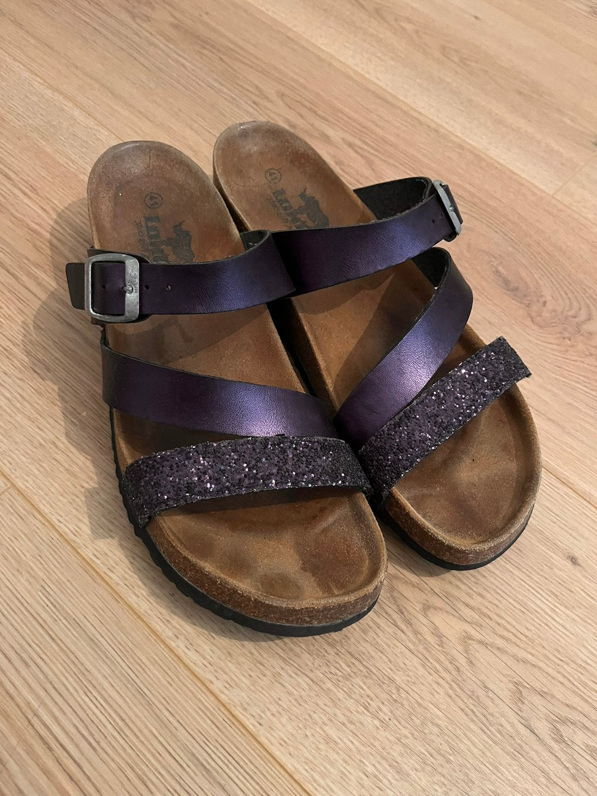Sandales en cuir, Enlèvement ou Envoi, Porté, Sandales et Mûles