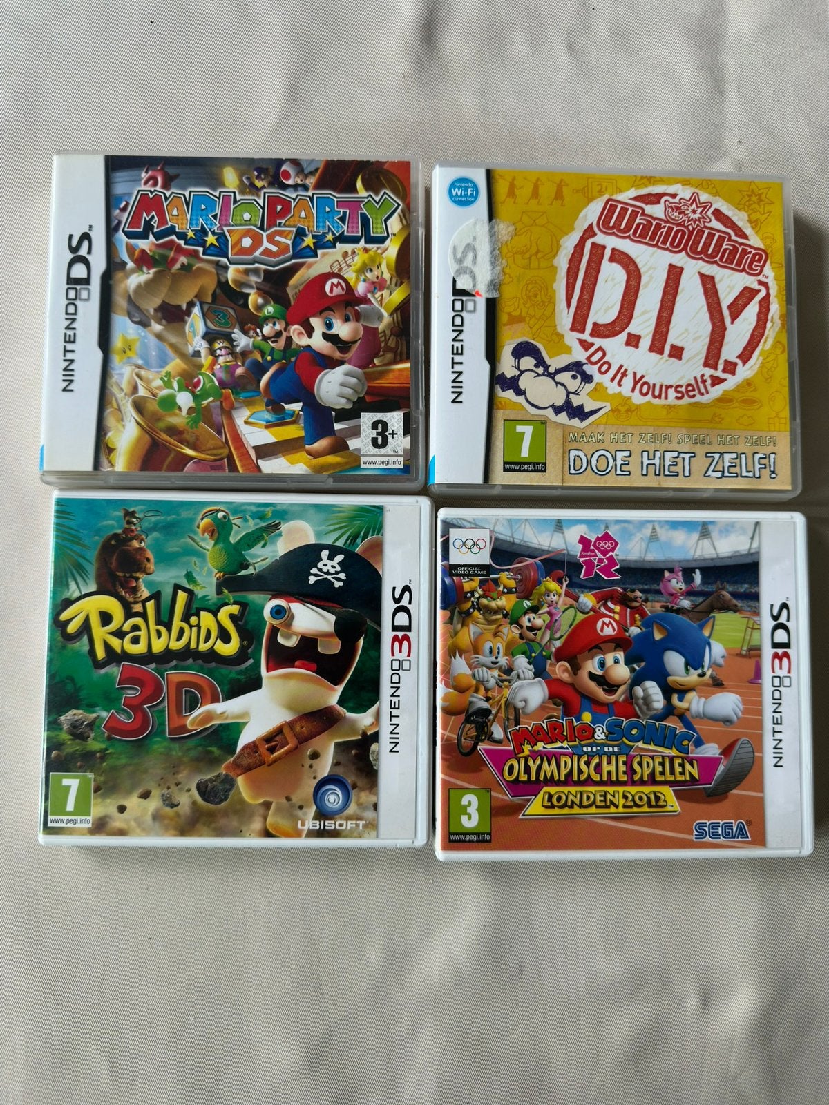 4x Nintendo Games, Games en Spelcomputers, Games | Nintendo 2DS en 3DS, Ophalen, Zo goed als nieuw