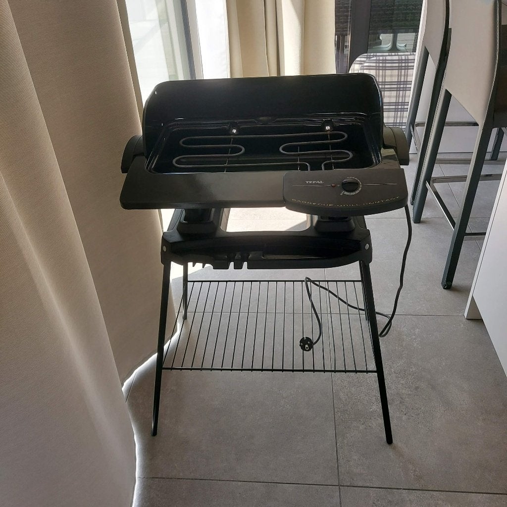 Elektrische BBQ & Grill Tefal op voet, Ophalen, Zo goed als nieuw, TEFAL