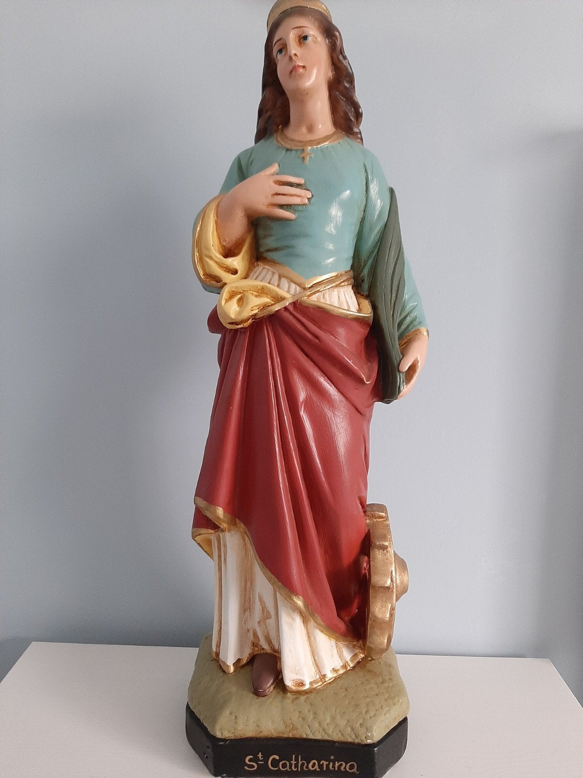 Statue de Sainte Catherine, Enlèvement