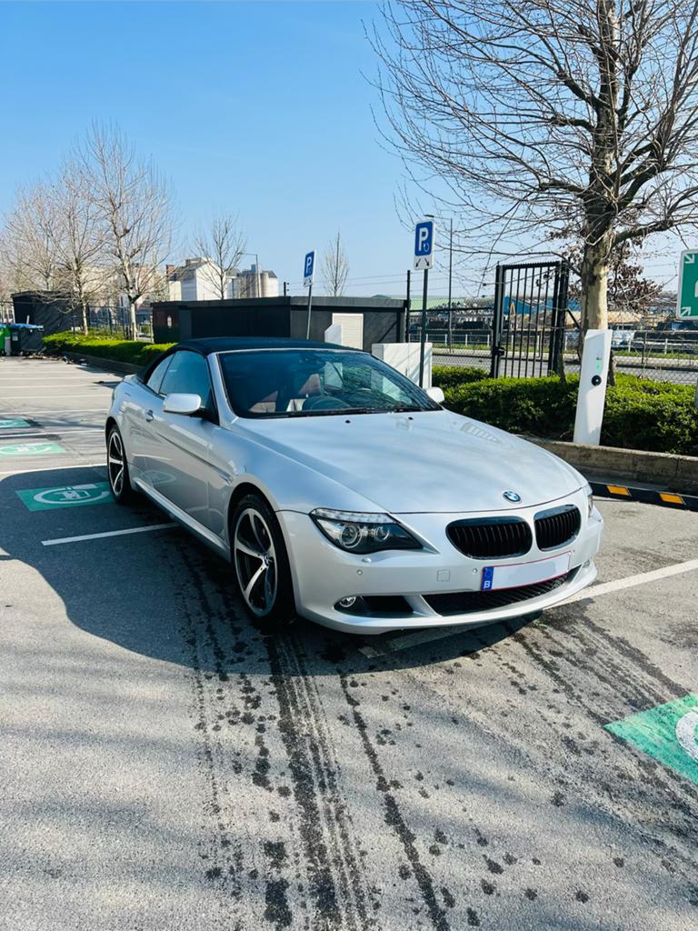 Bmw 630i cabrio, Autos, BMW, Cuir, Argent ou Gris, Achat, Série 6