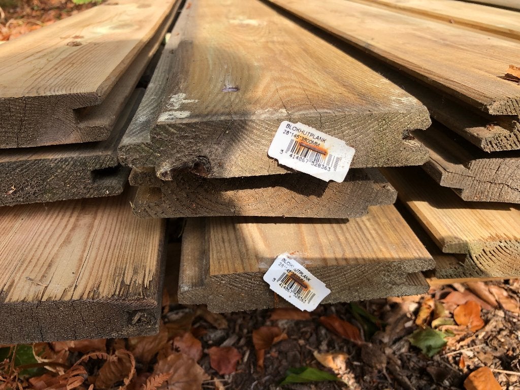 Blokhutplanken, Enlèvement, Neuf, 250 cm ou plus, Poutres