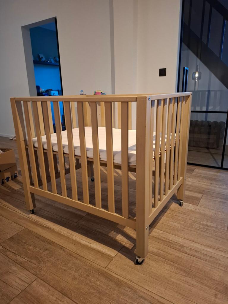 Babypark met wieltjes, Kinderen en Baby's, Ophalen, Gebruikt, Rechthoekig, In hoogte verstelbaar