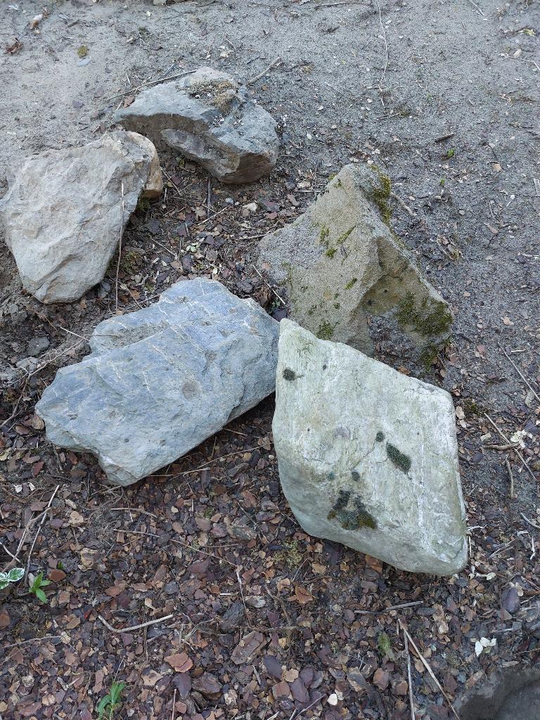 Rotsstenen, Tuin en Terras, Grind, Keien en Split, Ophalen, Grijs