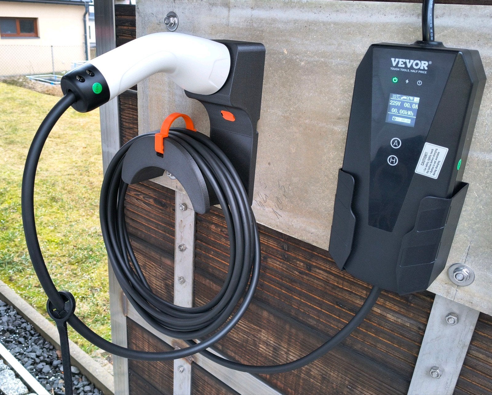 Robuuste Type 2 EV Laadkabel Houder & Stekkerbeugel, Auto diversen, Ophalen of Verzenden, Laadkabel