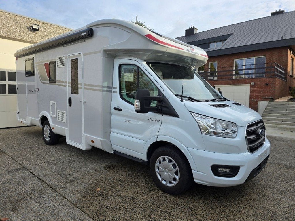 Roller-Team KRONOS 265TL-AUTOMAAT-170PK-2024-5pers+Garantie, Caravans en Kamperen, Ford, Bedrijf, Diesel, Half-integraal
