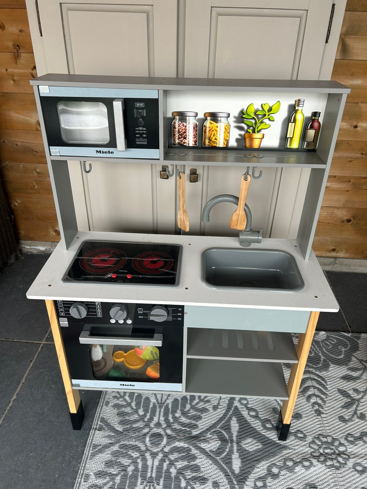 Houten speelkeukentje, Kinderen en Baby's, Ophalen, Gebruikt, Hout, Speelkeuken