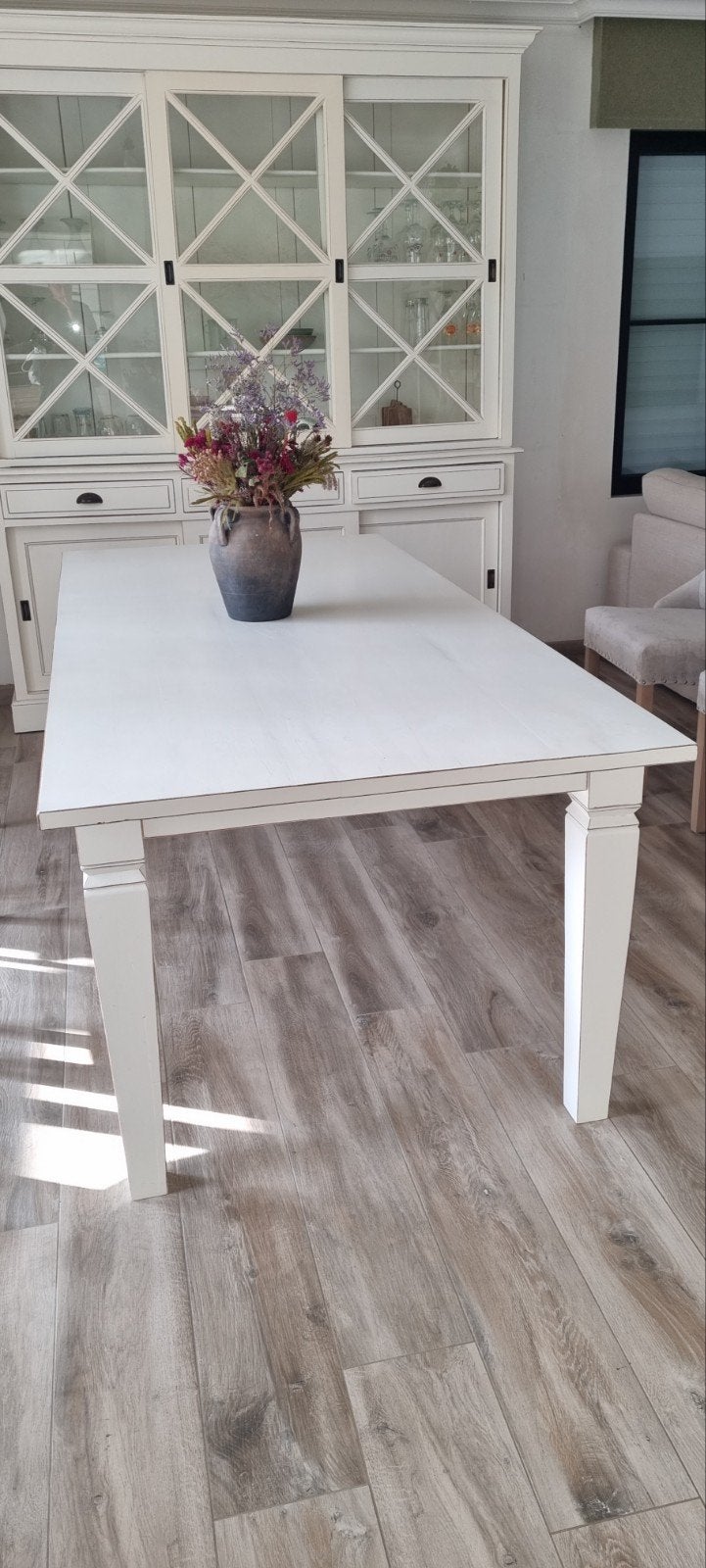 Landelijke tafel, Huis en Inrichting, Ophalen, 200 cm of meer, 50 tot 100 cm, Rechthoekig