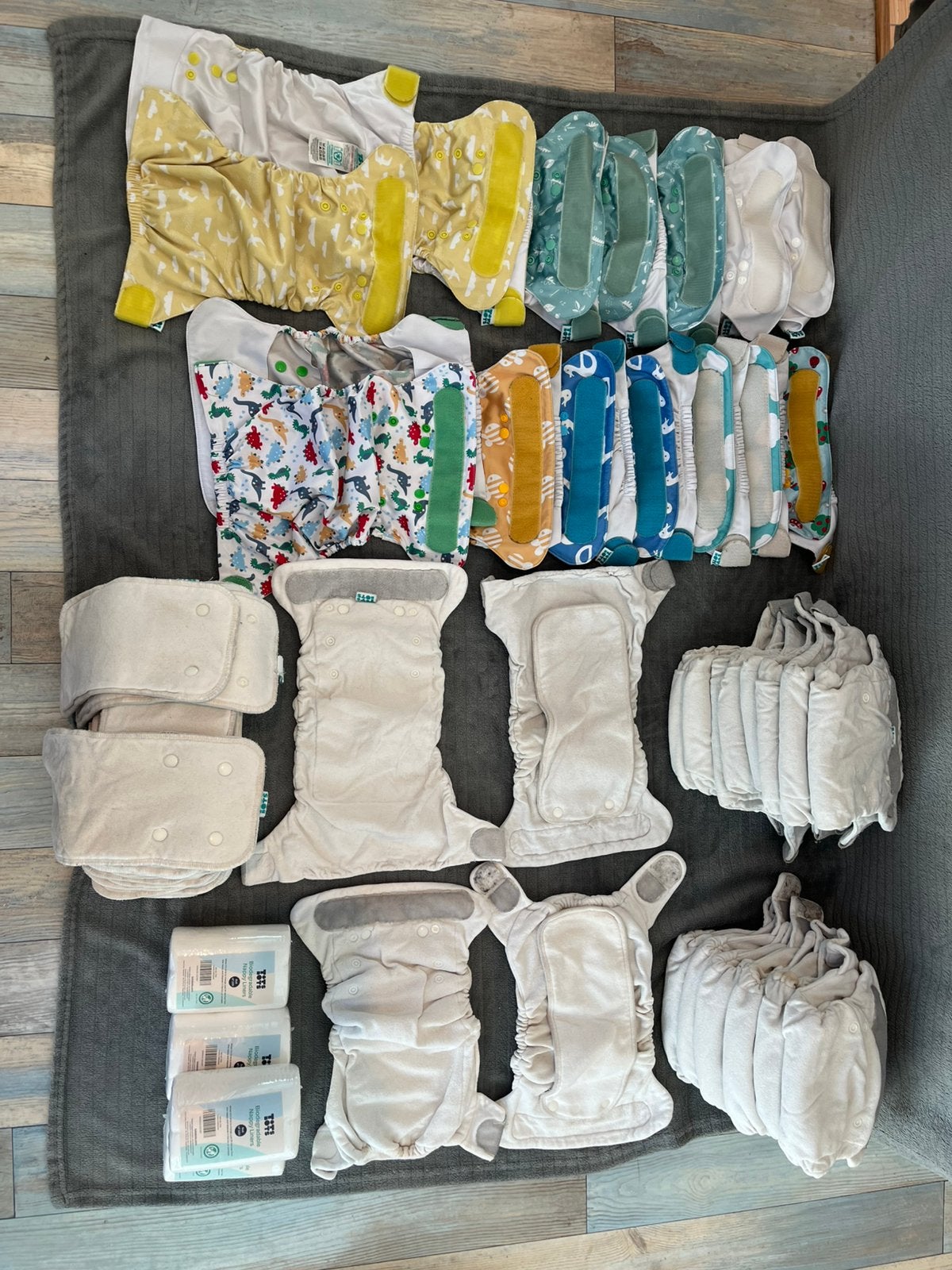 Complete TotsBots luierset – maat 1 & 2 + inleggers, Ophalen, Gebruikt, Overige typen