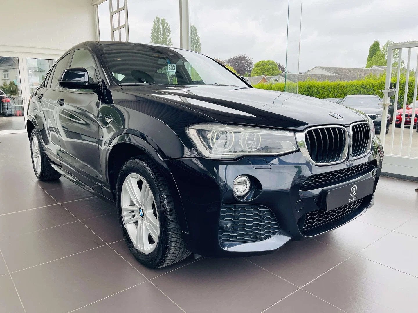 BMW X4 2.0iA * GARANTIE + PACK M + CUIR + GPS PRO + LED *, Auto's, BMW, Automaat, Gebruikt, 4 cilinders, Blauw