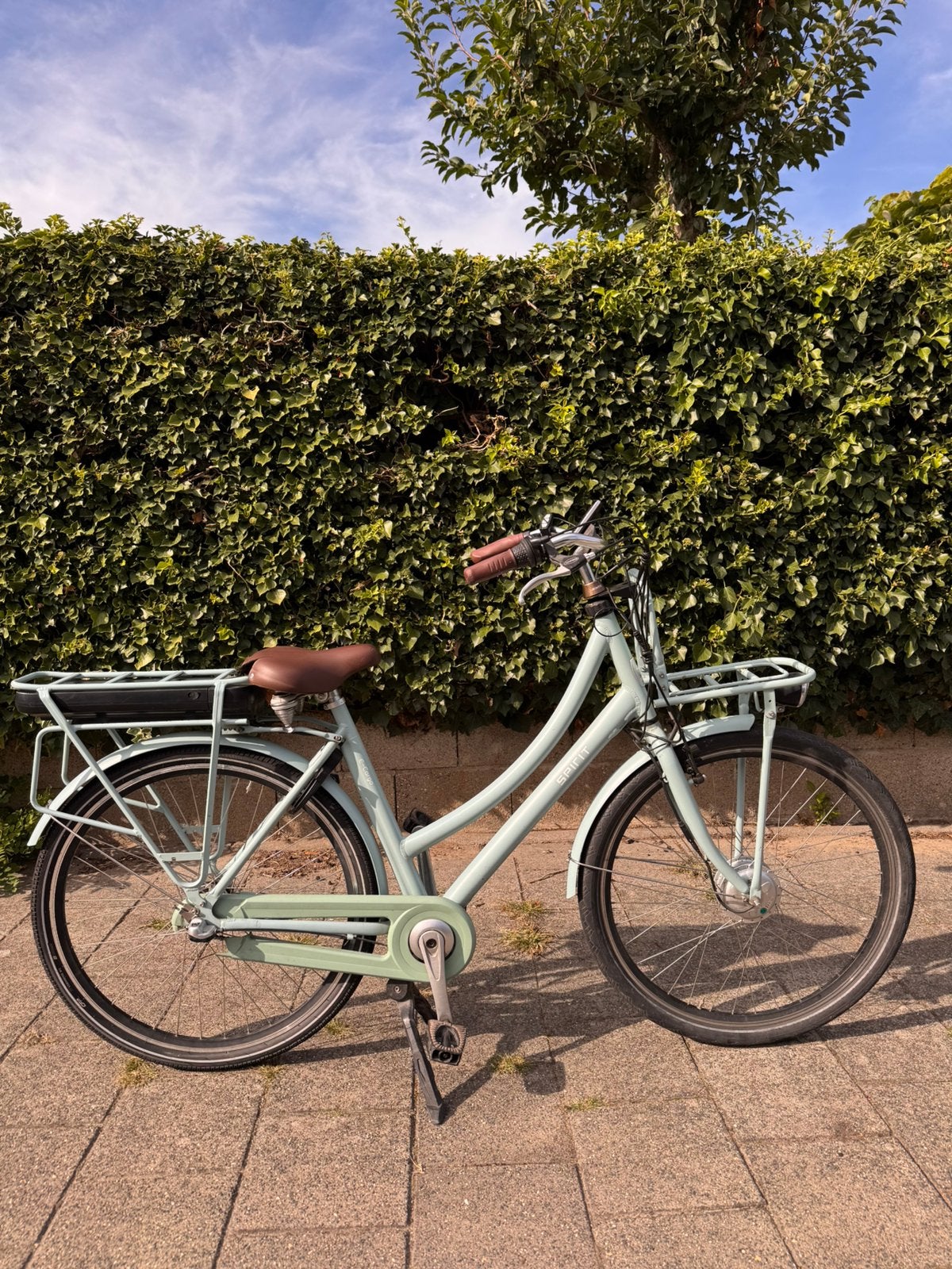 Elektrische Transport Fiets ~ Spirit, Fietsen en Brommers, Ophalen, Zo goed als nieuw, 50 km per accu of meer