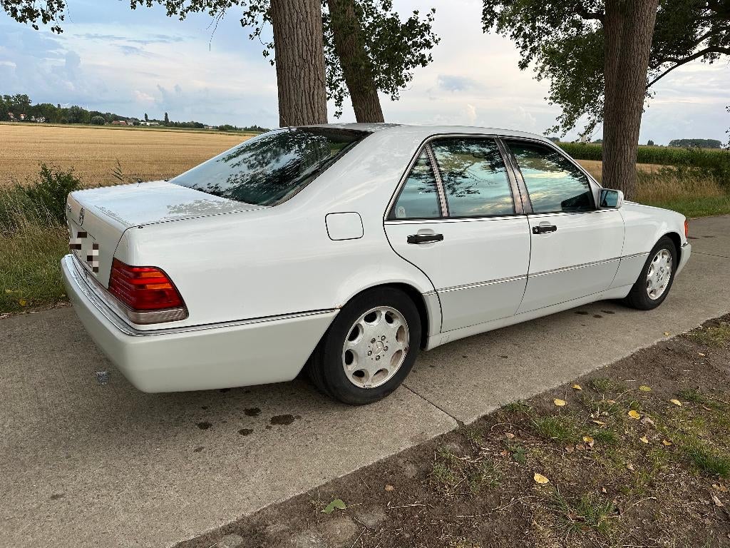 Mercedes-Benz Witte S-Klasse w140 (1992) 300se 3.2 Oldtimer, foto 2