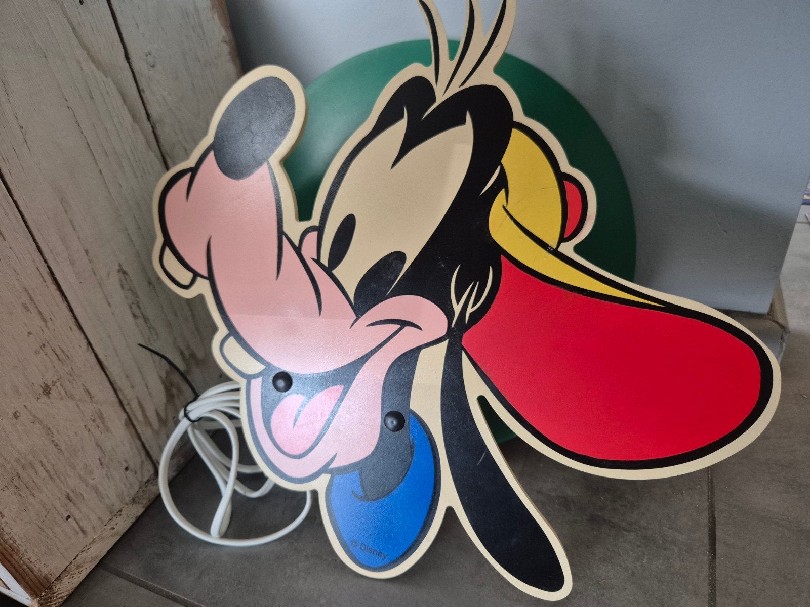 vintage goofy wandlamp, Ophalen of Verzenden, Donald Duck