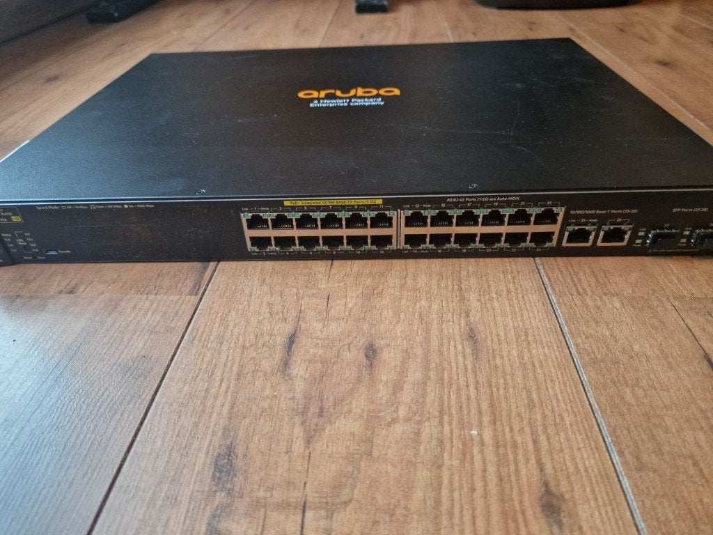 Aruba 2530-24 J9779A netwerk switch, Ophalen of Verzenden, Refurbished
