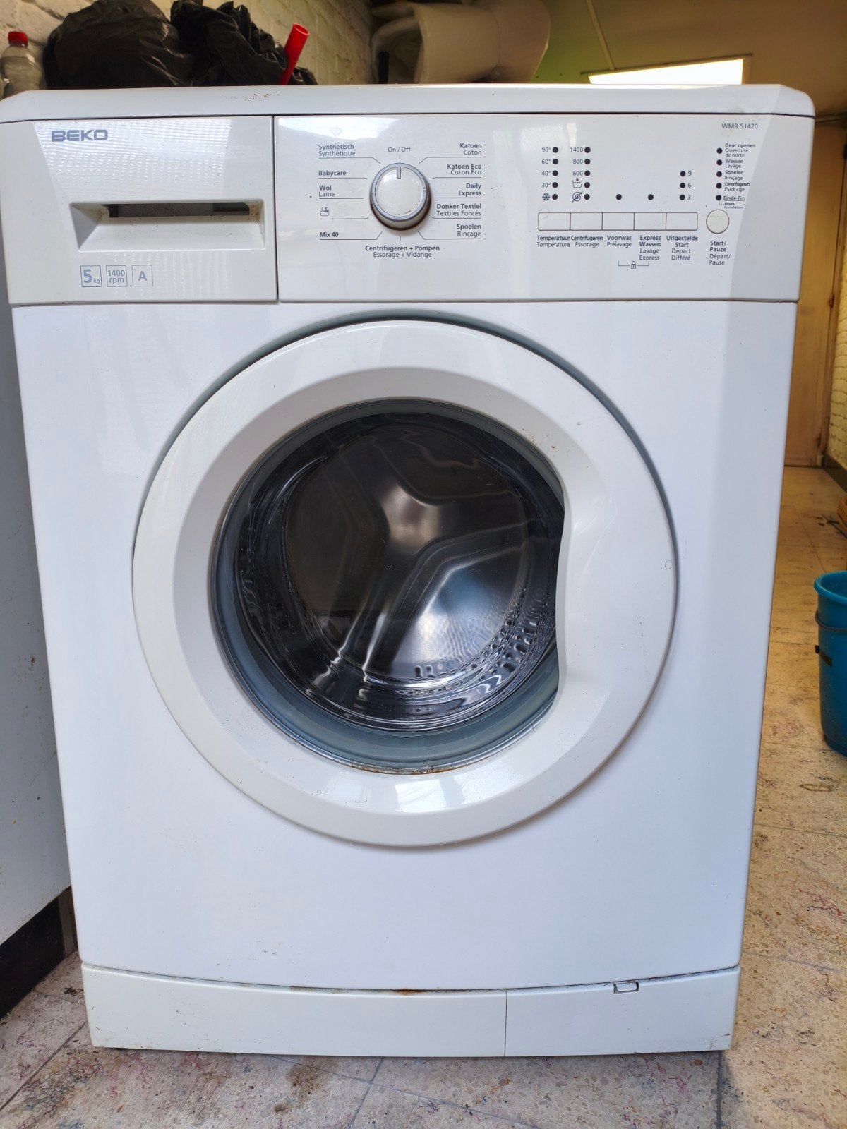 wasmachine beco, Enlèvement