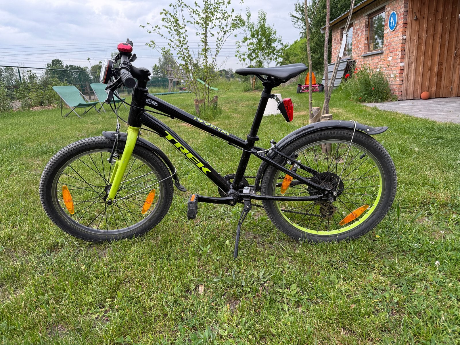 Trek kinderfietsje 7-9 jaar, Fietsen en Brommers, Fietsen | Kinderfietsjes, Ophalen, Gebruikt, Velgrem