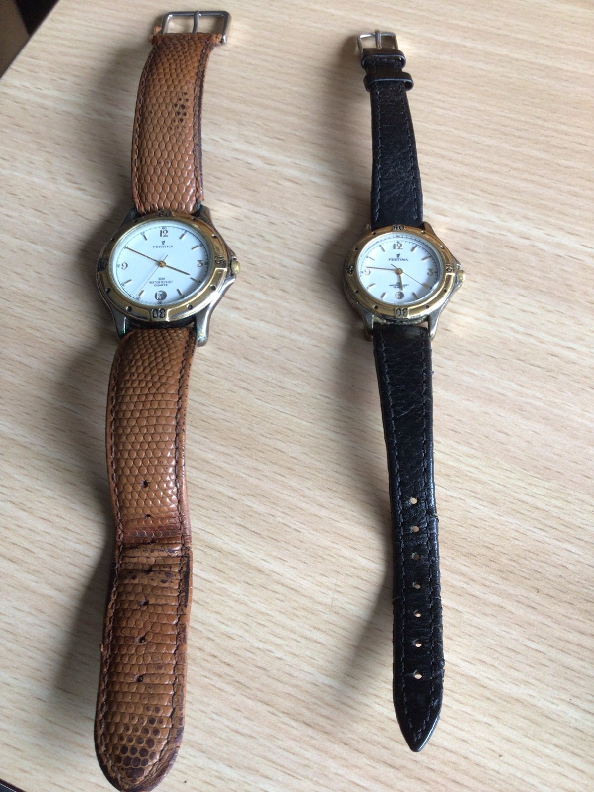 Dames en heren uurwerk Festina, Antiek en Kunst, Ophalen