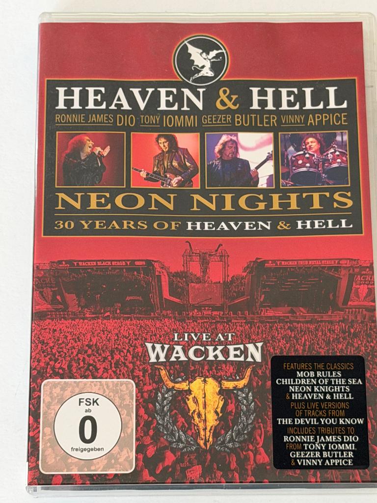 Heaven & Hell -  Neon Nights • Live At Wacken (DVD), Tous les âges, Enlèvement ou Envoi, Utilisé, Musique et Concerts