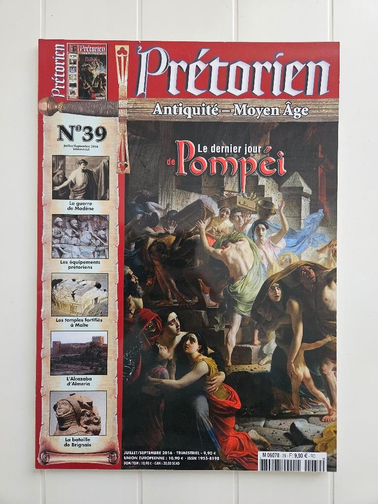 Prétorien Magazine n39 : Le dernier jour de Pompéi, Enlèvement ou Envoi, Neuf, COLLECTIF