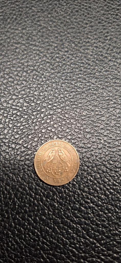 Zuid-Afrika ¼ penny 1947, Timbres & Monnaies, Monnaies | Afrique, Enlèvement ou Envoi, Afrique du Sud
