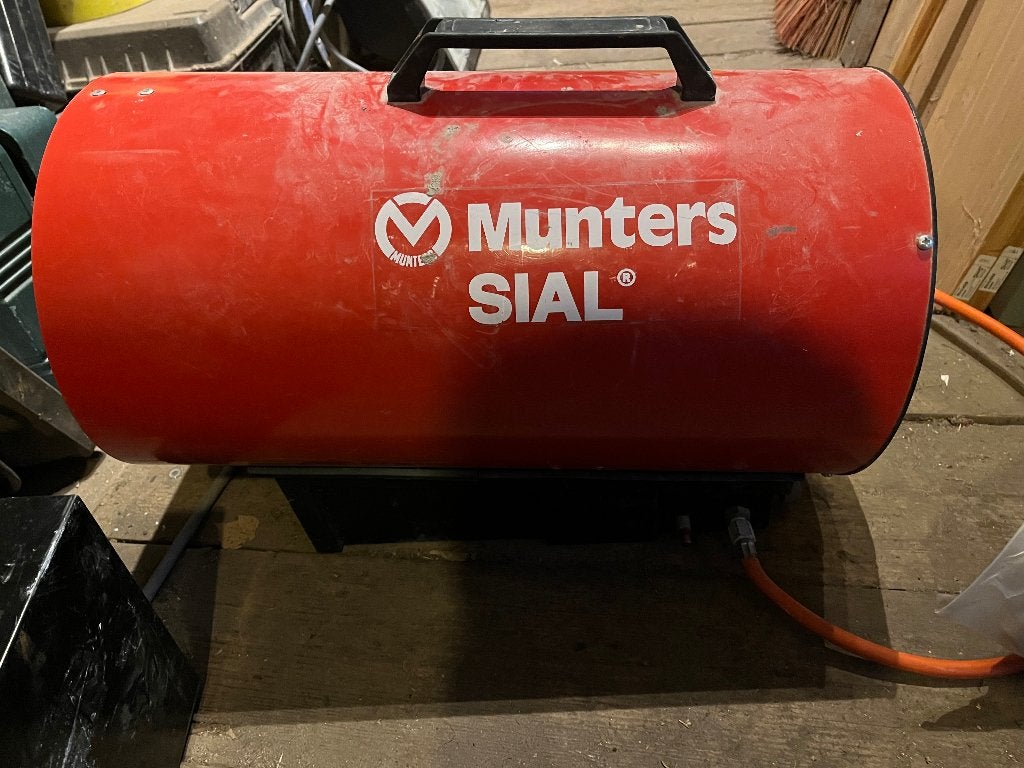compact warmtekanon op gas munters 90 kw koopje !!!!, Moins de 60 cm, Comme neuf, Enlèvement, Haut rendement (HR)