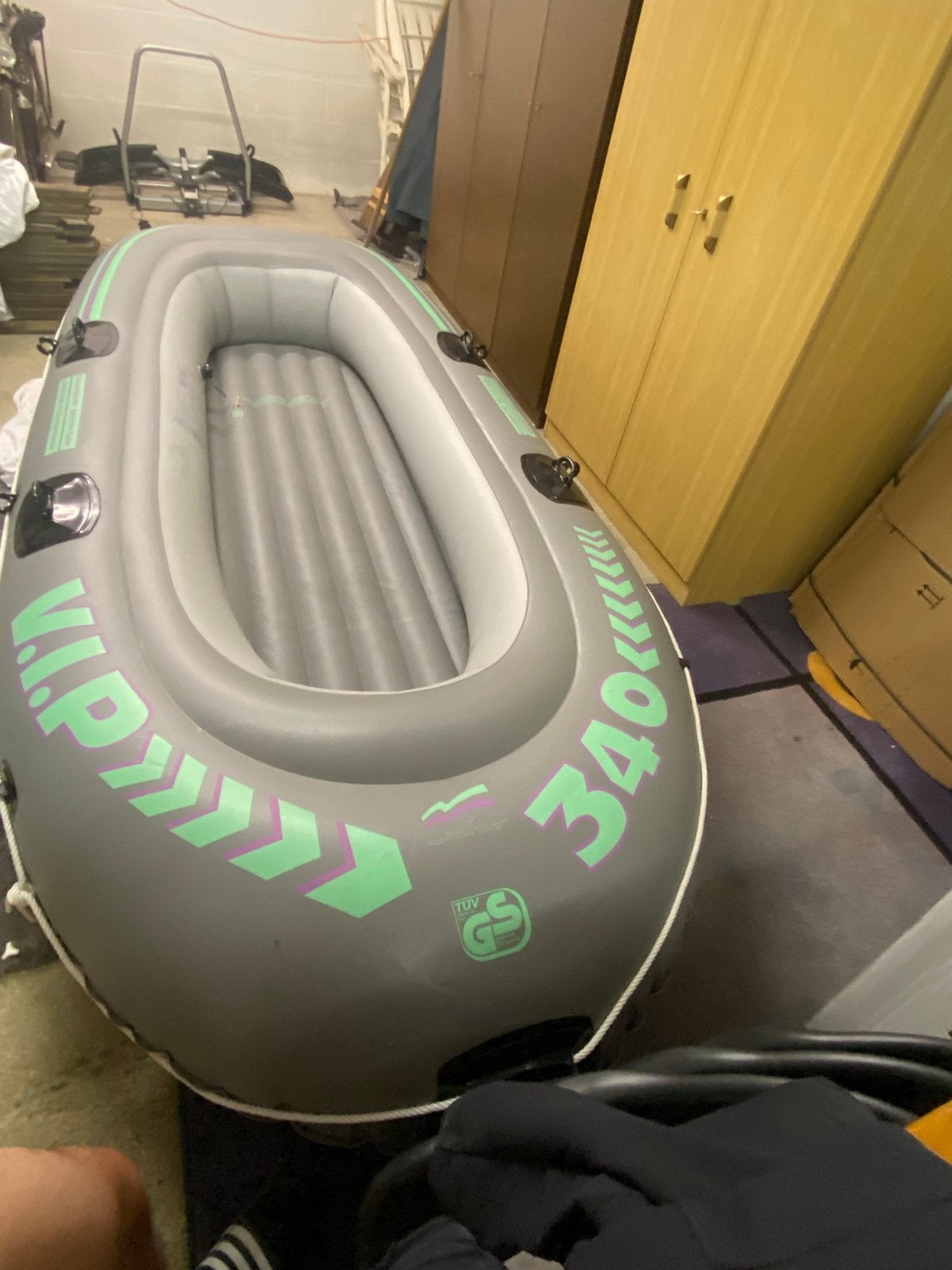 Opblaasbare boot met roeispanen, Watersport en Boten, Ophalen
