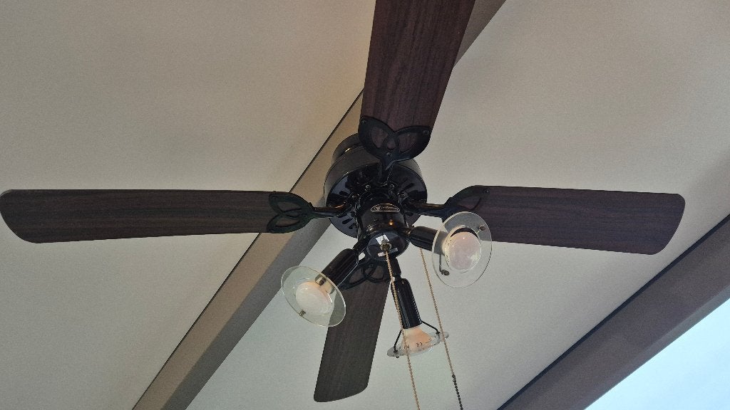 ventilateur de plafond avec spots, Enlèvement, Comme neuf, Ventilateur de plafond
