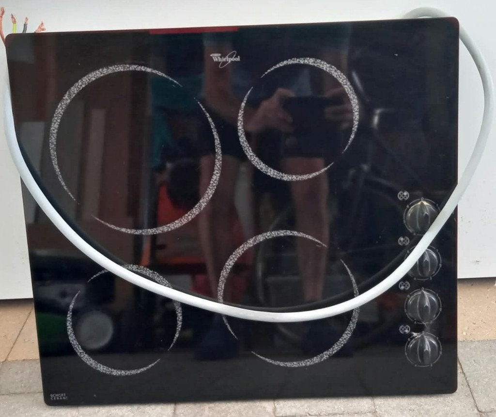 Electrische inbouw kookplaat, Elektronische apparatuur, Ophalen, Gebruikt, 4 kookzones, Inbouw