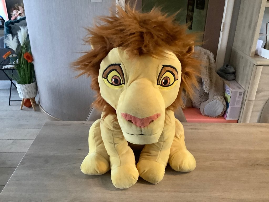 Personnage en peluche Disney Le Roi Lion Simba (53 cm), Doré, Autres marques, Comme neuf, Moyen (20 à 80 cm)