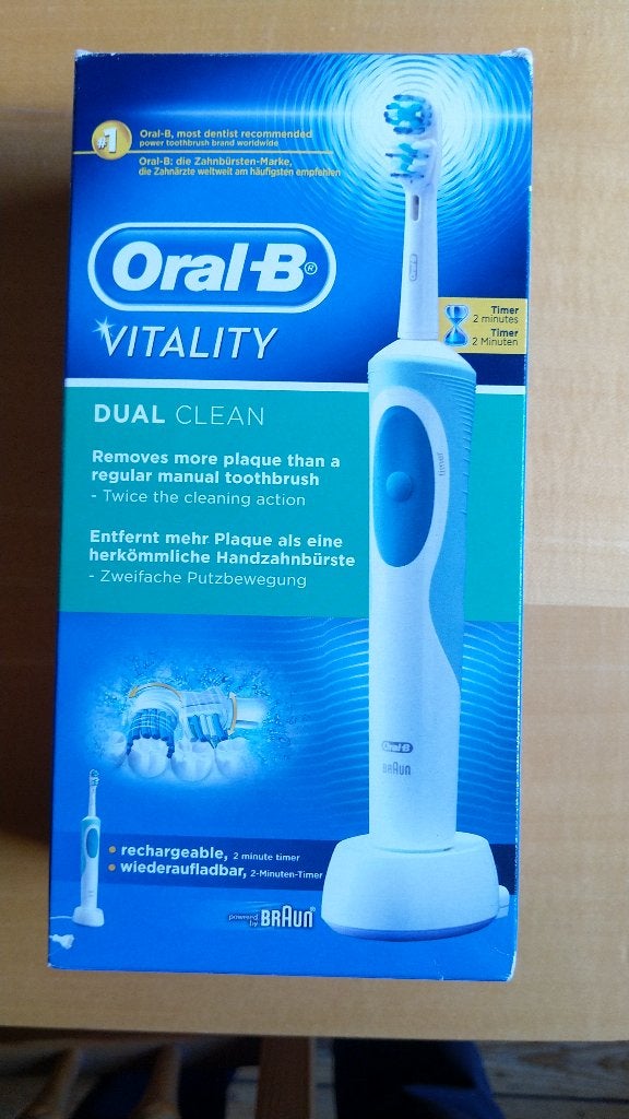 electrische tandenborstel oral-B, Enlèvement ou Envoi, Comme neuf, Hygiène bucco-dentaire