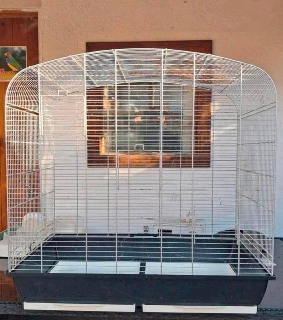Groote vogelkooi 40€, Enlèvement, Utilisé, Métal, Cage à oiseaux