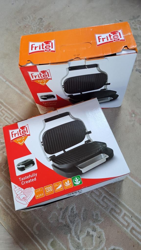 Grilltoestel,Paninitoestel,Fritel, Ophalen of Verzenden, Nieuw