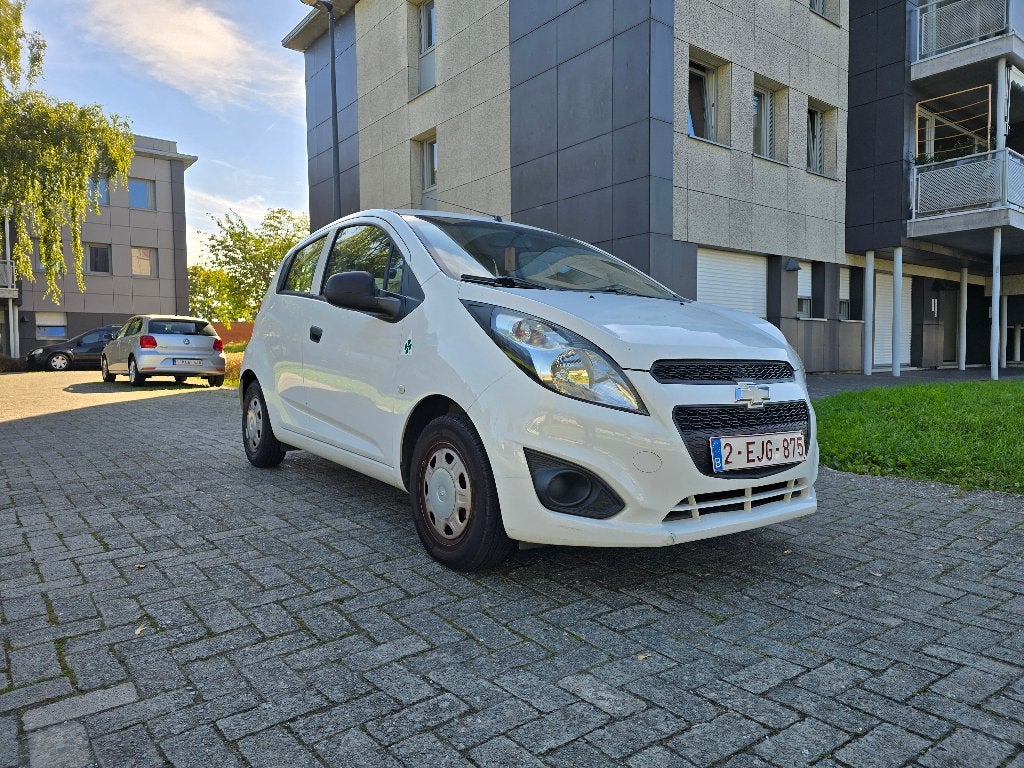 Chevrolet Spark, Auto's, Voorwielaandrijving, Euro 5, Stof, Wit