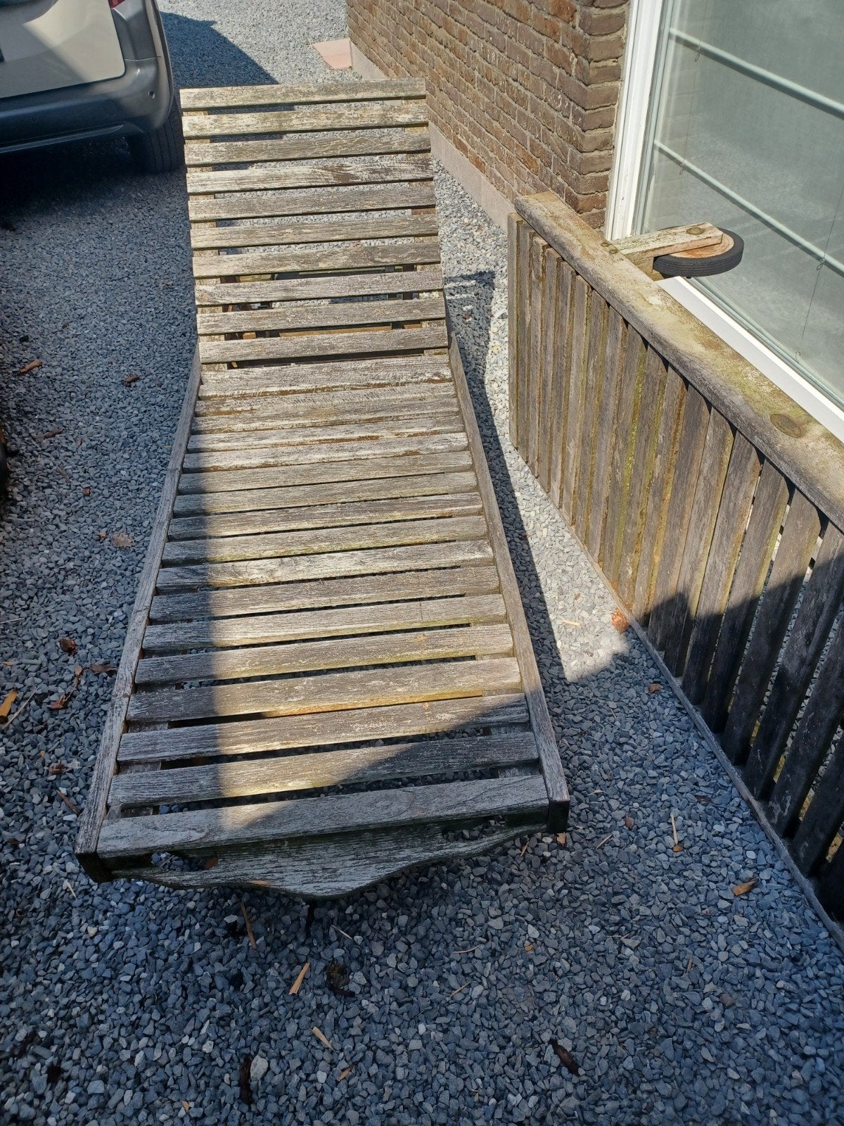 teak ligbanken, Ophalen of Verzenden, Hout