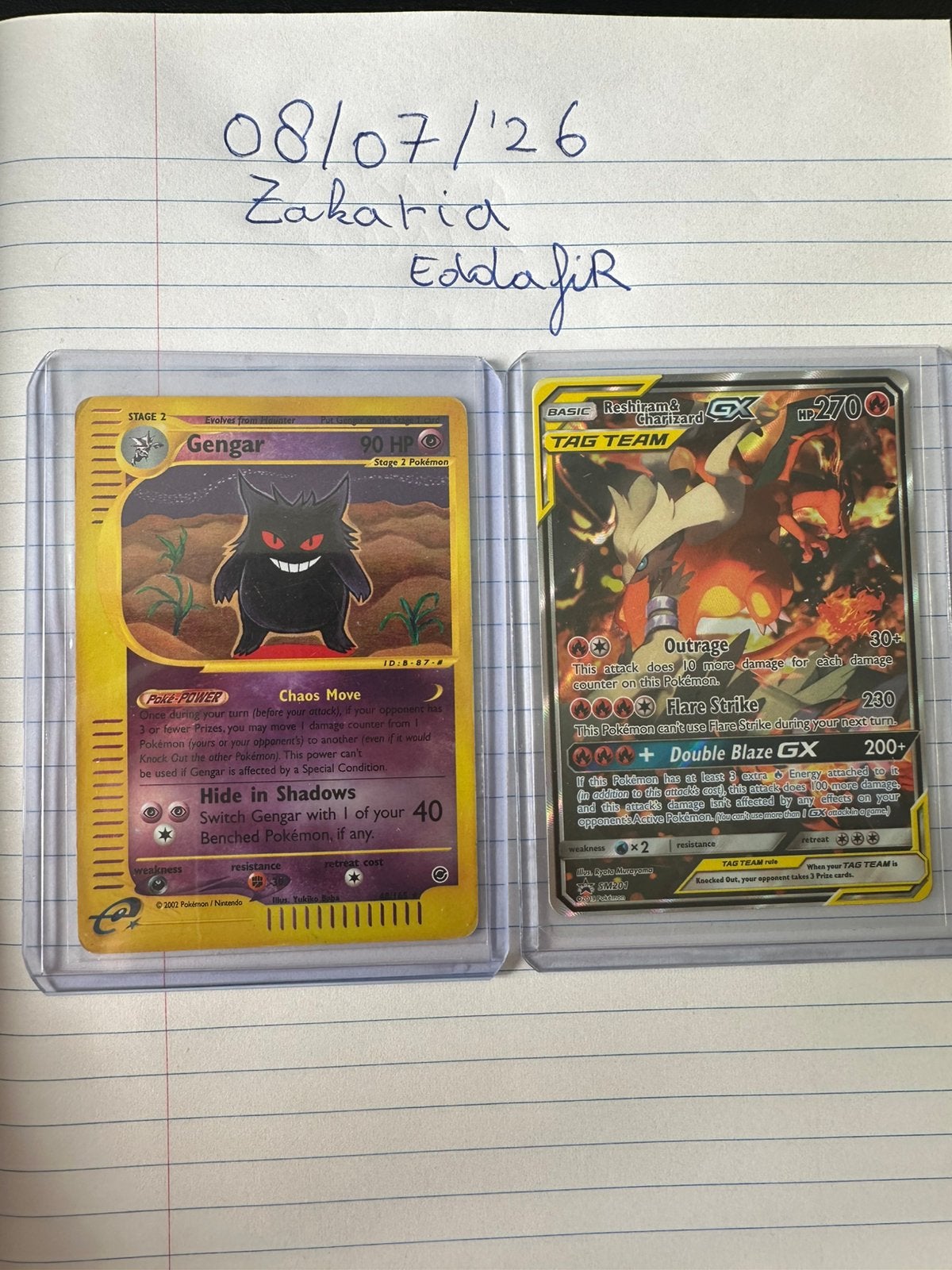 Gengar Expedition + Reshiram & Charizard GX Promo, Hobby en Vrije tijd, Verzamelkaartspellen | Pokémon, Zo goed als nieuw, Ophalen