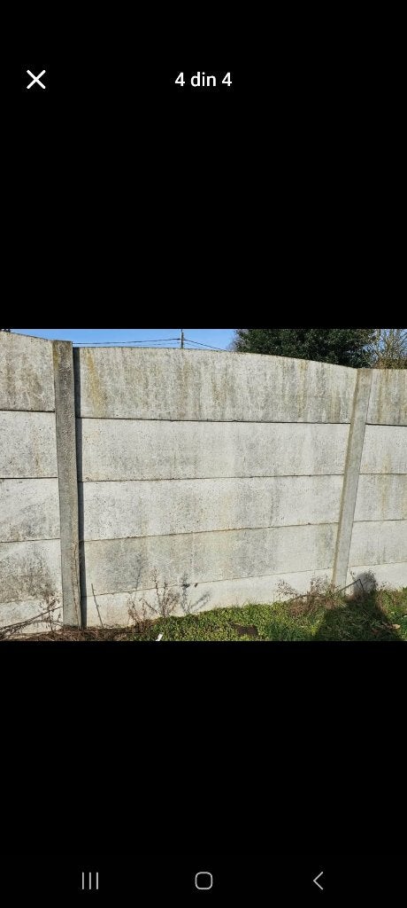 Beton Schutting, Tuin en Terras, Ophalen, Gebruikt, Overige materialen